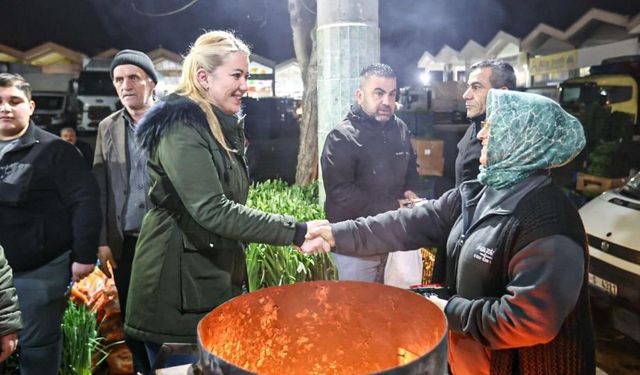 Başkan Doğan’dan gün doğmadan hal esnafını dinledi