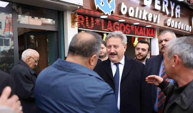 Başkan Palancıoğlu Osman Kavuncu esnafını ziyaret etti