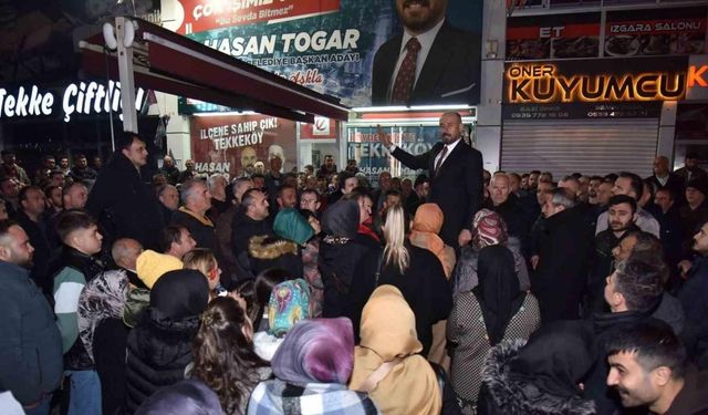 Başkan Togar: “Sevdalısı olduğumuz Tekkeköy için her zaman çalışacağız”