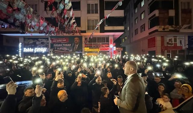 Başkan Togar’dan seçmenlere: “Türkiye’nin okuyacağı bir sevda hikayesi yazıyorsunuz”