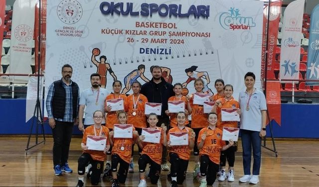 Basketbolda grup maçları heyecanı Denizli’de yaşandı