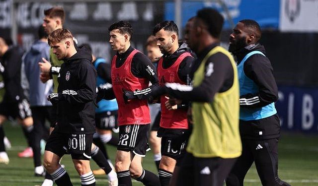 Beşiktaş, Gaziantep FK maçı hazırlıklarını sürdürdü