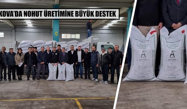 Beylikova’da nohut üretimine büyük destek