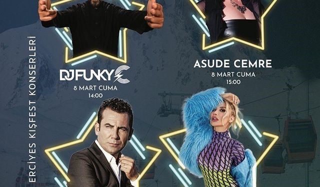 Büyükşehir’den Erciyes’te Kışfest ile ücretsiz konserler