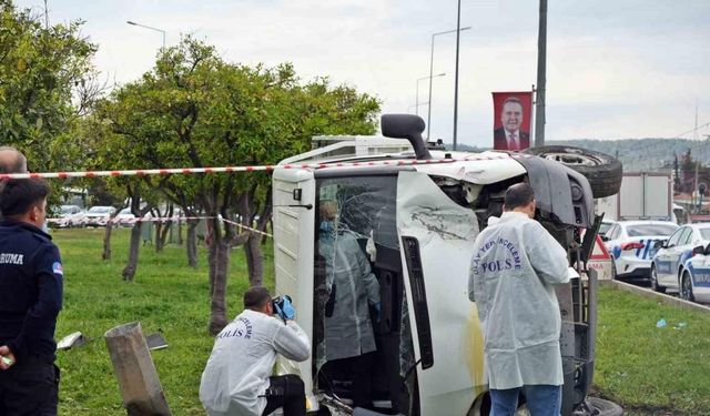 Ceza infaz koruma aracı devrildi: 1 ölü, 1 yaralı