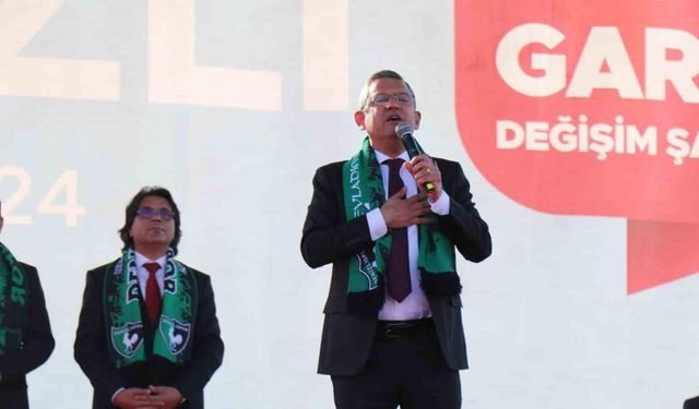 CHP Genel Başkanı Özel, Denizli’de İYİ Parti seçmenine ittifak talebinde bulundu