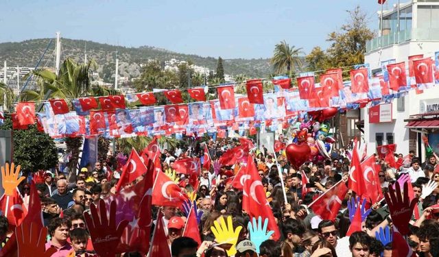 Cumhur İttifakı’nın Büyük Bodrum Mitingi coşkuyla tamamlandı