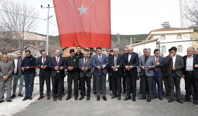 Dağdemirli-Sekbandemirli grup köy yolu hizmete açıldı