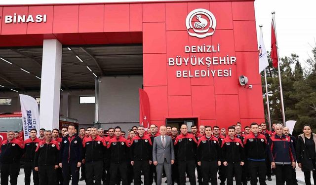 Denizli Büyükşehir İtfaiyesi, Ege’nin en büyük, Türkiye’de ise ilk 3’te