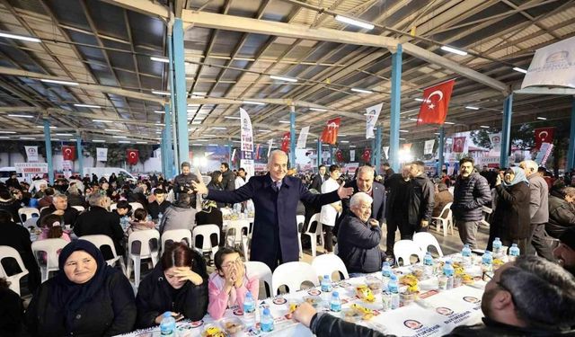 Denizli Büyükşehir Kayıhan’da iftar sofrası kurdu