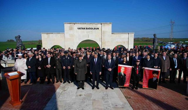 Edirne’de Çanakkale şehitleri düzenlenen törenle anıldı