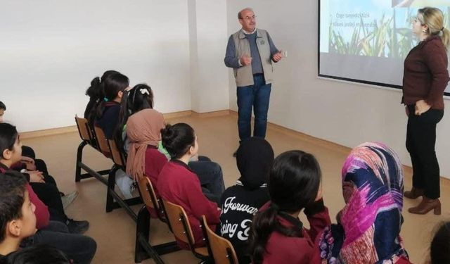 Elazığ’da öğrencilere tabiat eğitimi verildi