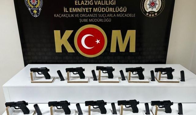 Elazığ’da silah ticareti operasyonu: 3 gözaltı