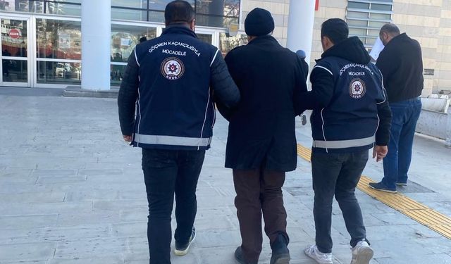 Elazığ’da yakalanan göçmen kaçakçısı tutuklandı