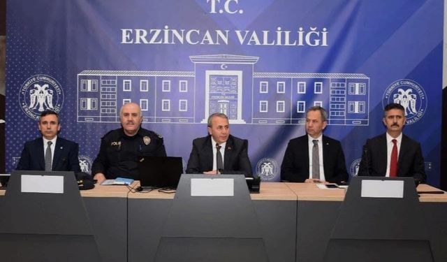 Erzincan’da ‘Seçim Güvenliği’ toplantısı gerçekleşti