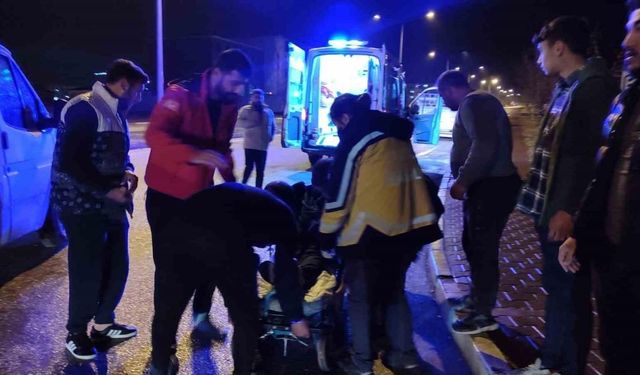 Erzincan’da trafik kazası: 2 yaralı