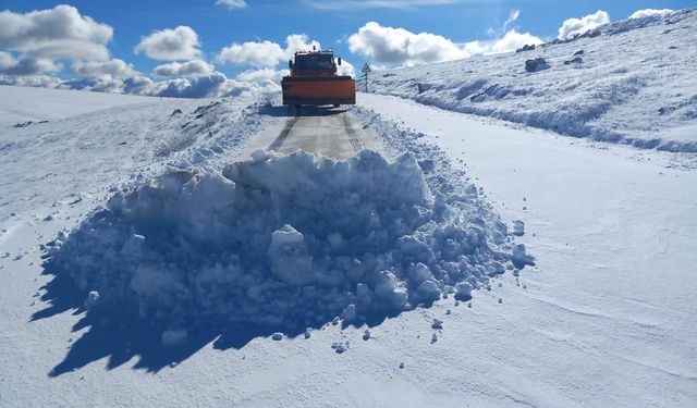 Erzincan’ın yüksek kesimler beyaza büründü