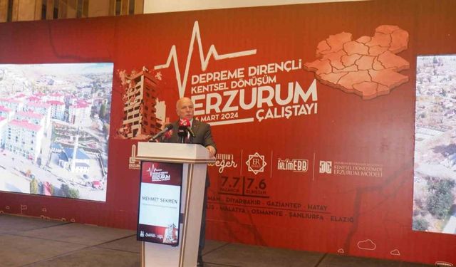 Erzurum’da deprem gerçeği ve kentsel dönüşüm zirvesi