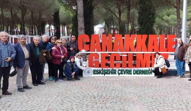 Eskişehir Çevre Koruma ve Geliştirme Derneği, Çanakkale’ye gezi düzenledi