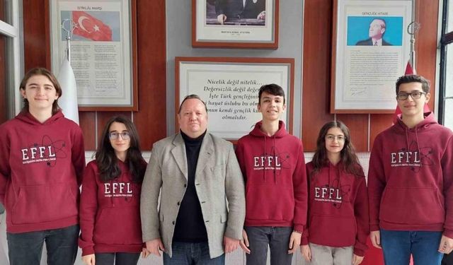 Eskişehir Fatih Fen Lisesi öğrencileri Eskişehir’i gururlandırdı