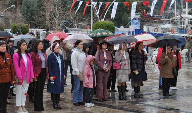 Fethiye’de 8 Mart Dünya Kadınlar Günü törenle kutlandı