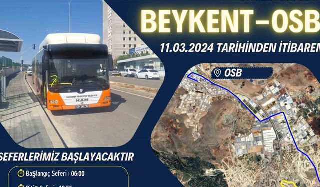 Gaziantep Büyükşehir 3 yeni otobüs hattını hizmete açıyor