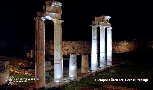 Hierapolis örenyerinde Gece Müzeciliği başlıyor