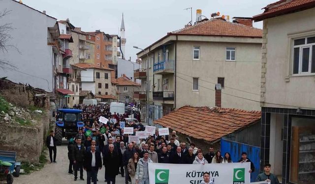 Hisarcık’ta bağımlılıkla mücadele farkındalık yürüyüşü