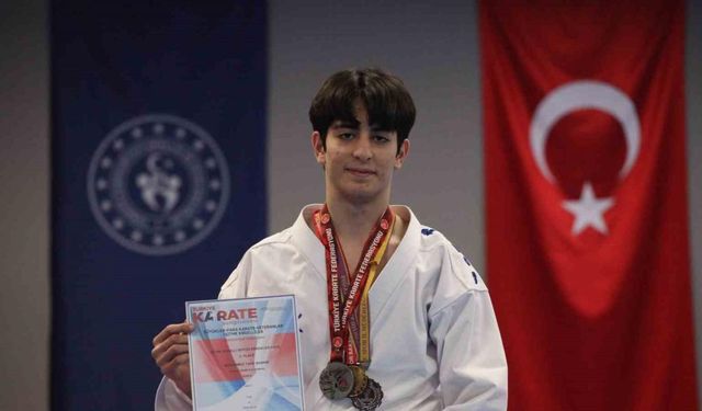 İşitme engelli 16 yaşındaki Muhammet Taha Baskın’ın hedefi olimpiyatlar