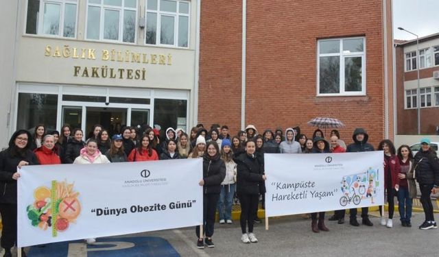 Kampüste “Obezite Farkındalık Yürüyüşü” gerçekleştirildi