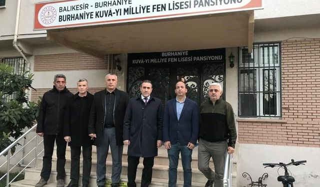 Kaymakam Memiş , öğrenci pansiyonunu ziyaret etti