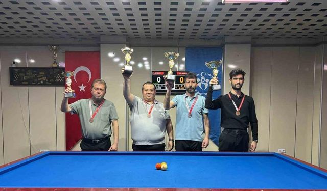 Kayseri 3 Bant Bilardo İl Birinciliği yapıldı