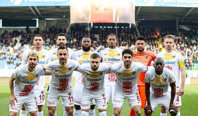 Kayserispor 5 maç sonra yenildi