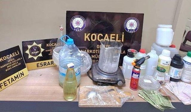 Kocaeli’de zehir tacirlerine operasyon : 3 tutuklama