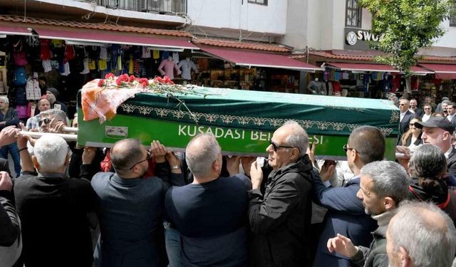 Kuşadalı turizmci son yolculuğuna uğurlandı