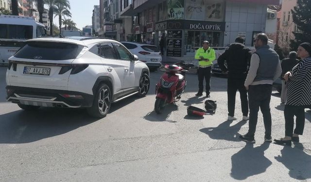 Manavgat’ta 2 motosiklet kazası: 1 yaralı