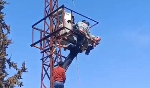 Mardin’de elektrik akımına kapılan kişi ağır yaralandı