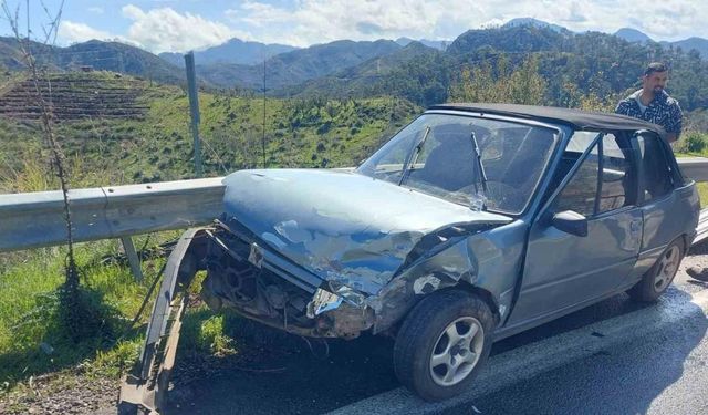 Marmaris’te trafik kazası: 2 yaralı