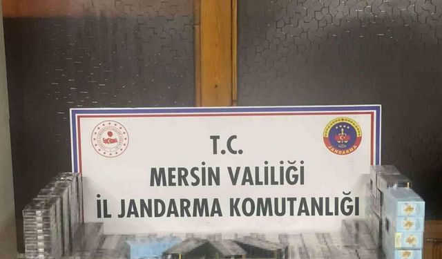 Mersin’de kaçak sigara ile mücadele: 2 gözaltı