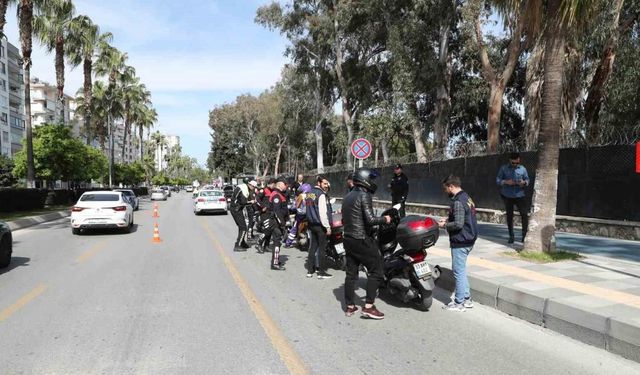 Mersin’de motosiklet hırsızlığına karşı uygulama