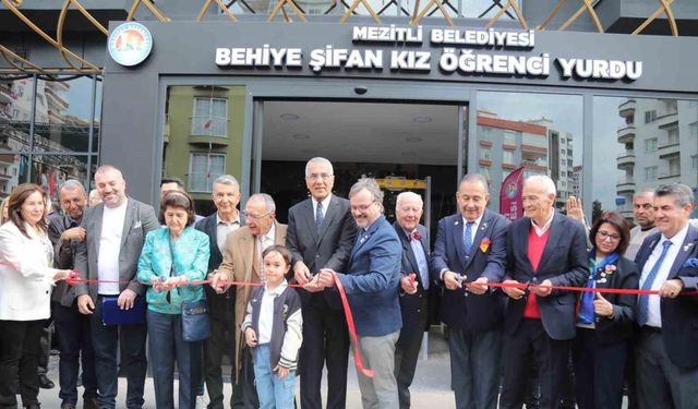 Mezitli’de 306 kapasiteli kız öğrenci yurdu açıldı