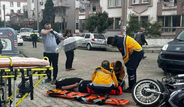 Milas’ta Motosiklet ile Otomobil Çarpıştı: 1 Yaralı