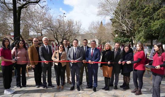 Muğla’da lise öğrencilerinden resim sergisi