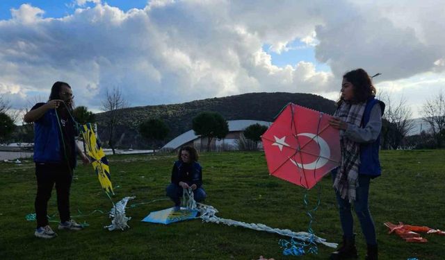 Muğla’da öğrenciler baharın gelişini uçurtma etkinliği ile karşıladı