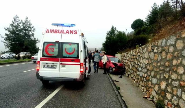 Muğla’da trafik kazası:2 yaralı