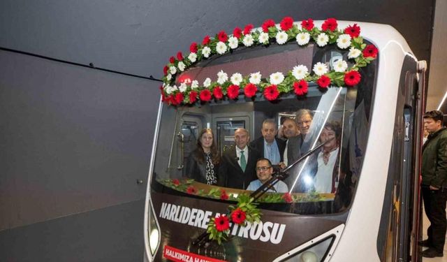 Narlıdere Metrosunda Kaymakamlık İstasyonu da açıldı