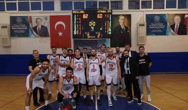 Nazilli Belediyespor Erkek Basketbol Takımı önde başladı