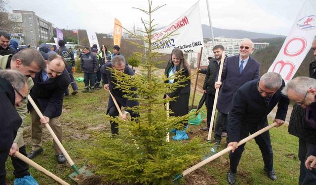 OMÜ’den ağaçlandırma seferberliği: Bin 200 fidan toprakla buluşacak