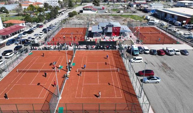 Ortaca’da tenis kortlarının açılışı yapıldı