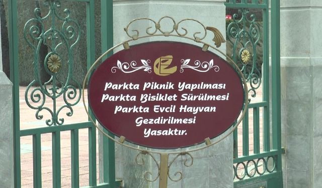 Parklarda çifte standart iddiası